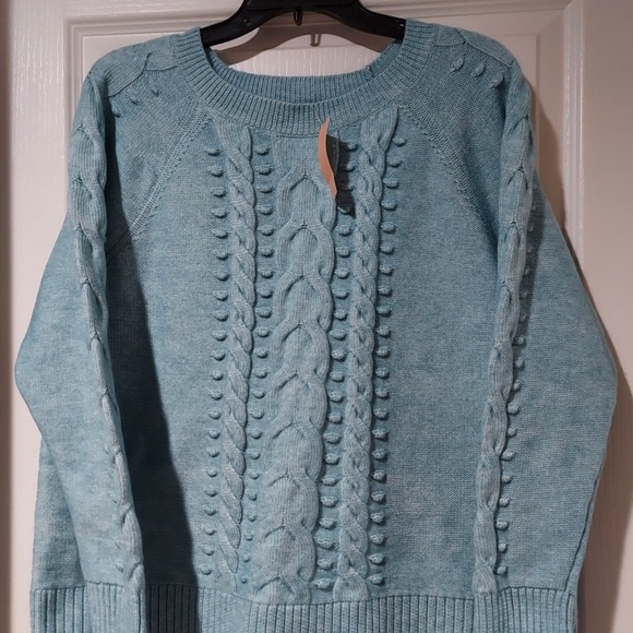 Loft Plus Textured Cable Sweater 